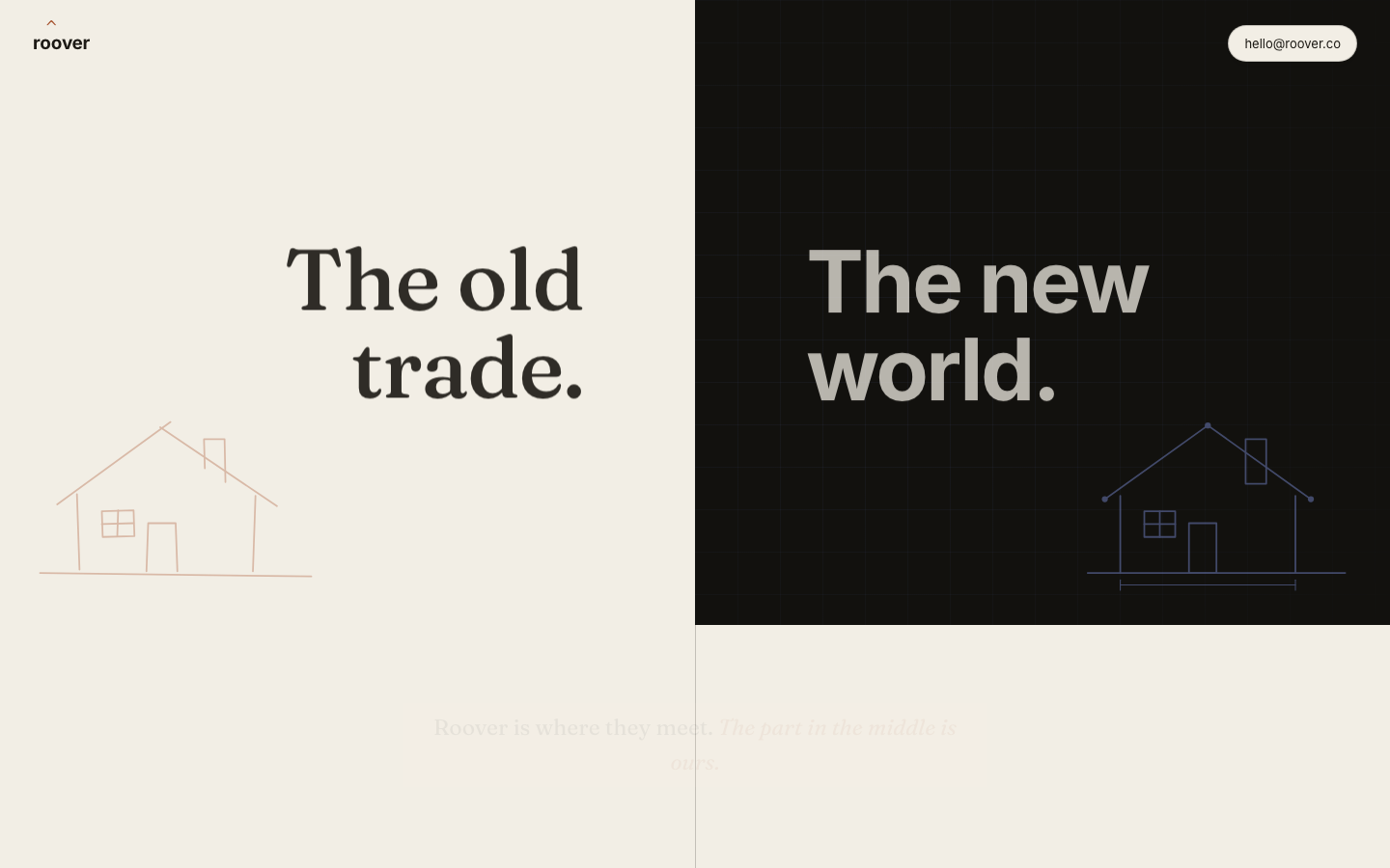 Original Roover website export